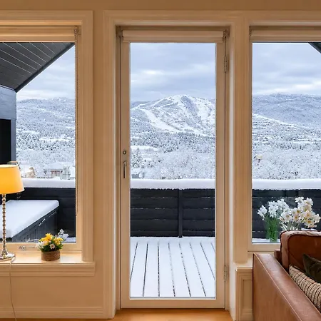 Beautiful Penthouse Centrally Located In Geilo, Stunning Views アパート *